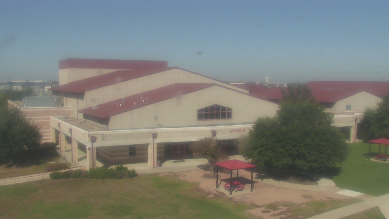 Thumbnail for current weather camera view from Manor HS in Manor, Texas