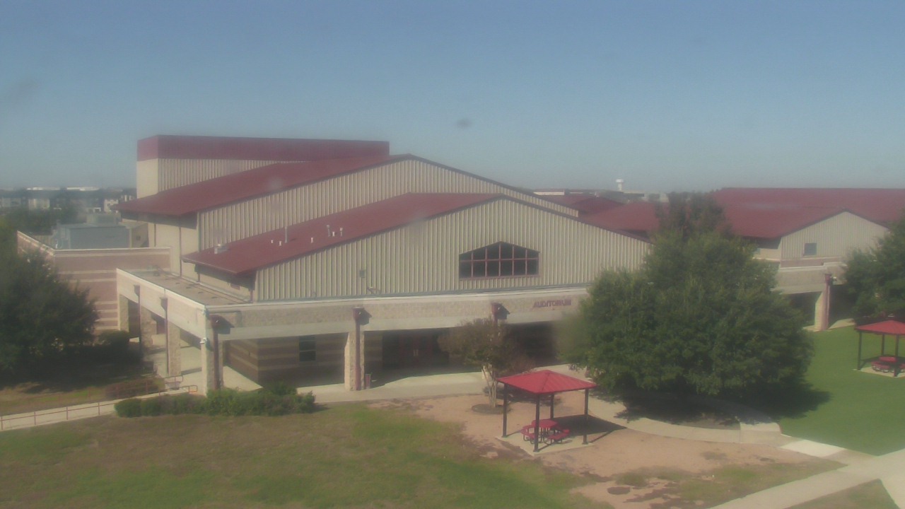 Thumbnail for current weather camera view from Manor HS in Manor, Texas