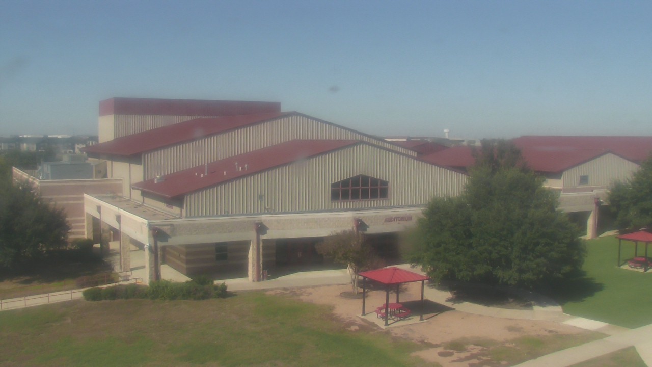 Thumbnail for current weather camera view from Manor HS in Manor, Texas