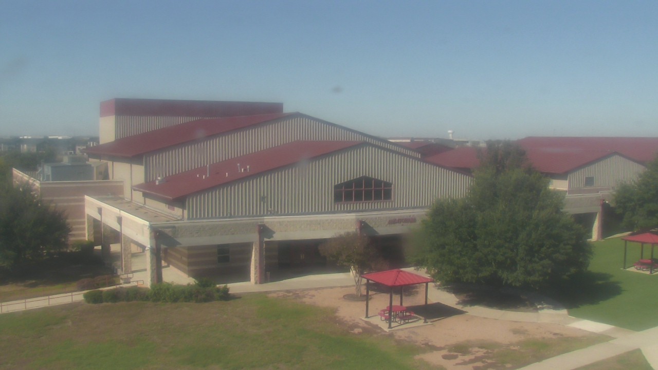 Thumbnail for current weather camera view from Manor HS in Manor, Texas