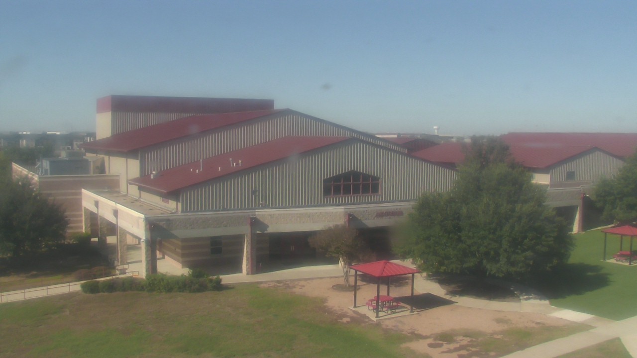 Thumbnail for current weather camera view from Manor HS in Manor, Texas