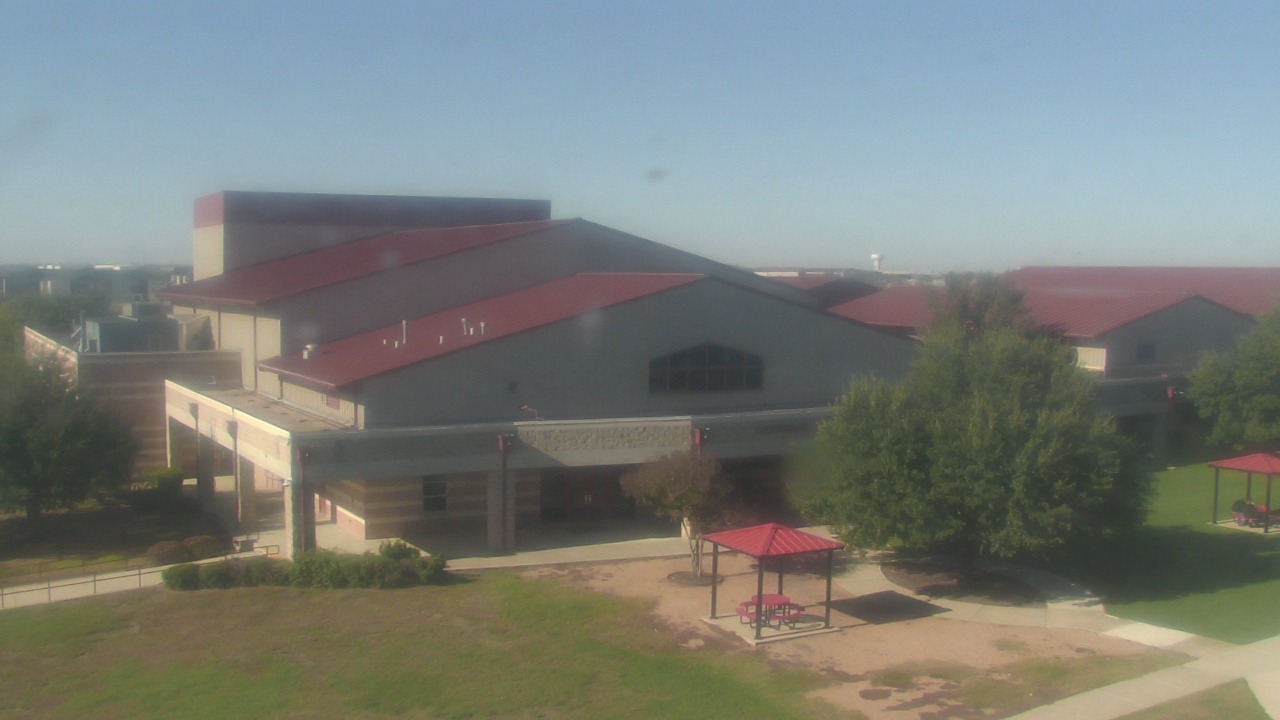 Thumbnail for current weather camera view from Manor HS in Manor, Texas
