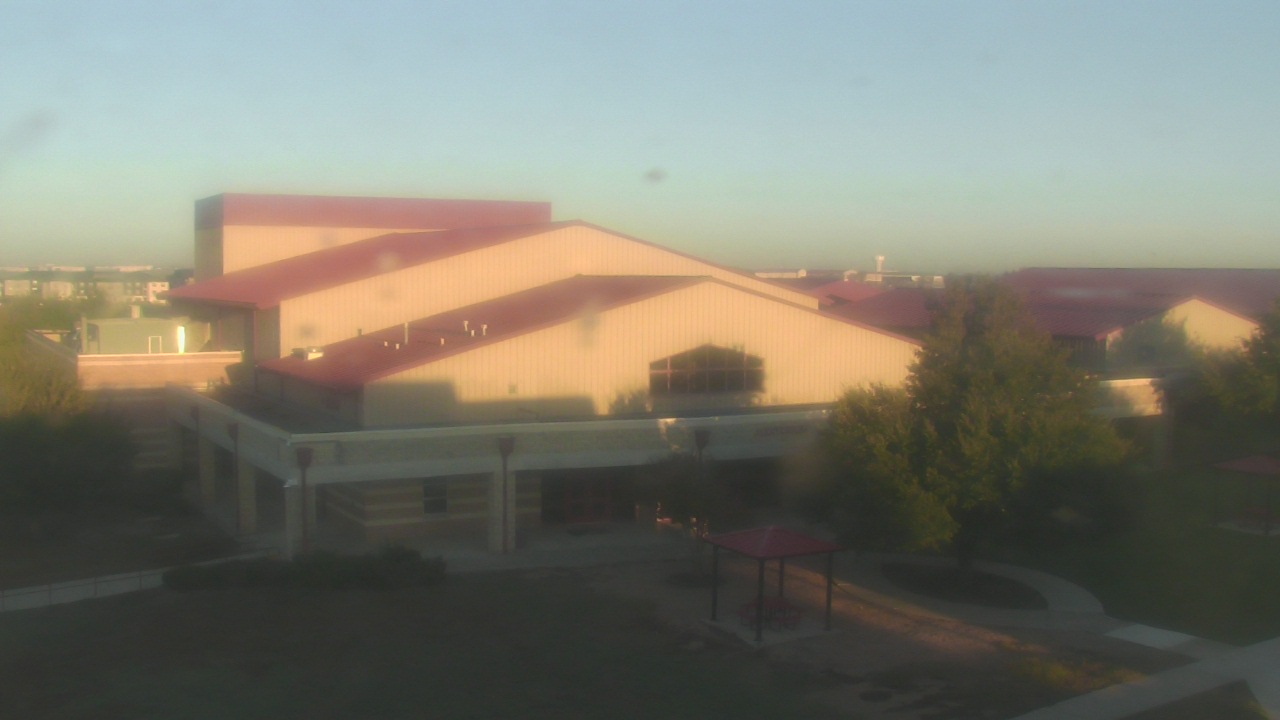 Thumbnail for current weather camera view from Manor HS in Manor, Texas