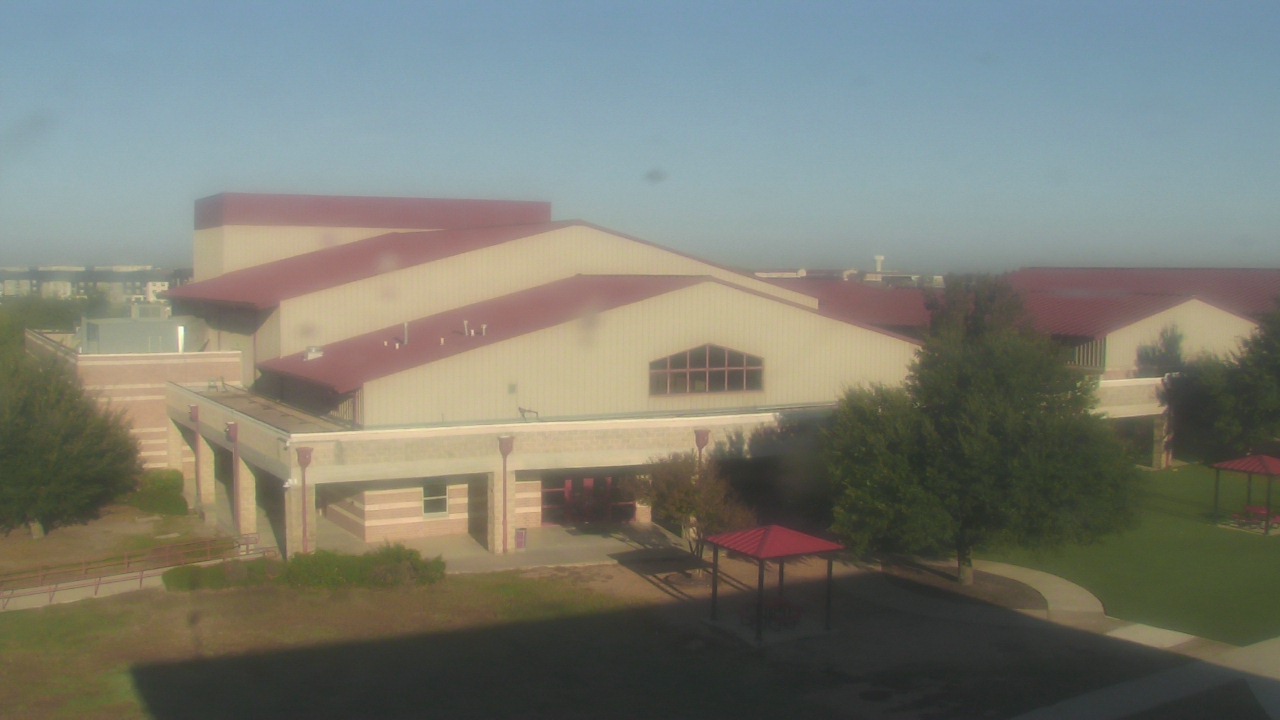 Thumbnail for current weather camera view from Manor HS in Manor, Texas