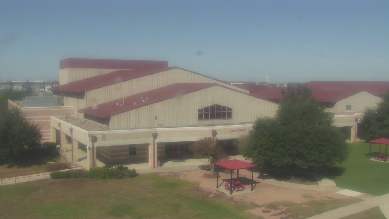 Thumbnail for current weather camera view from Manor HS in Manor, Texas
