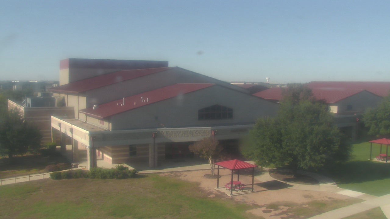 Thumbnail for current weather camera view from Manor HS in Manor, Texas