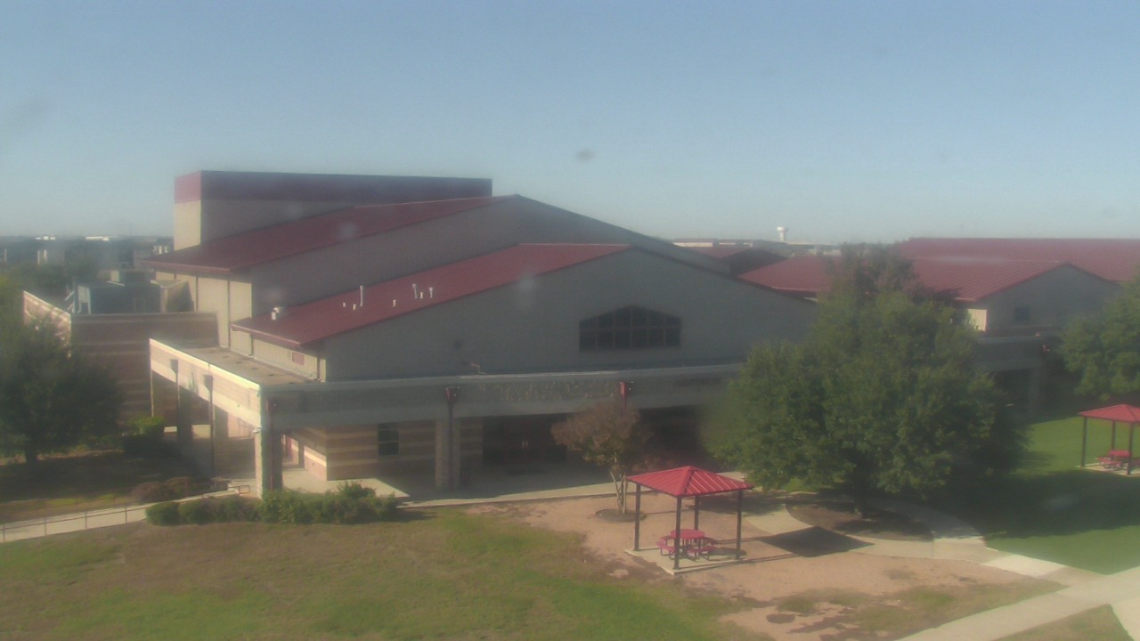 Thumbnail for current weather camera view from Manor HS in Manor, Texas