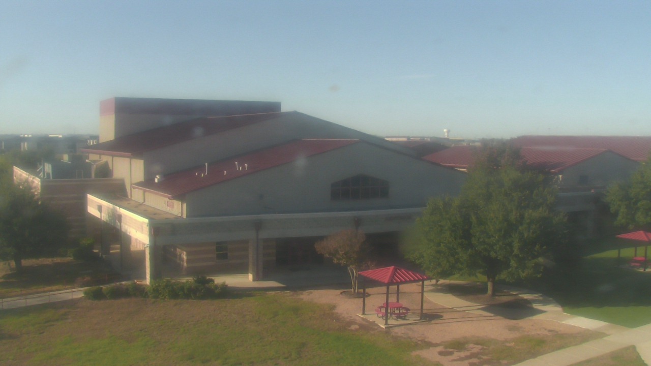Thumbnail for current weather camera view from Manor HS in Manor, Texas