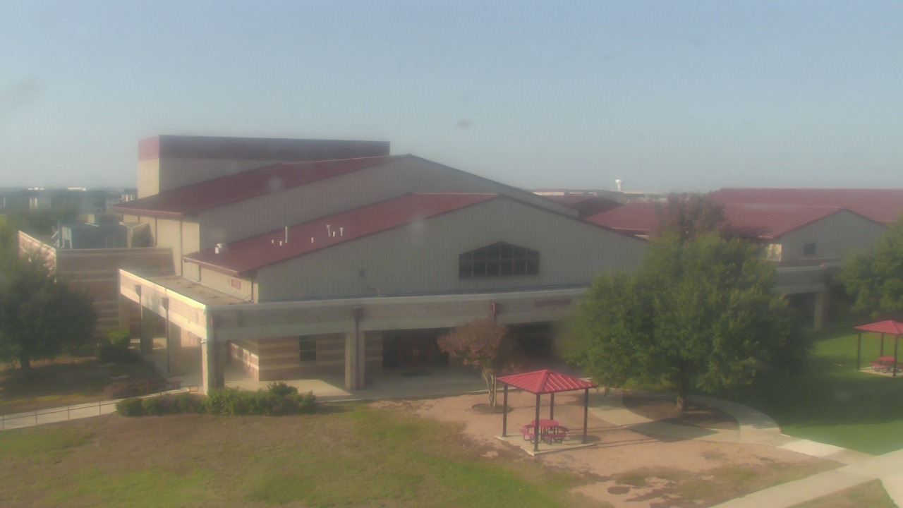 Thumbnail for current weather camera view from Manor HS in Manor, Texas