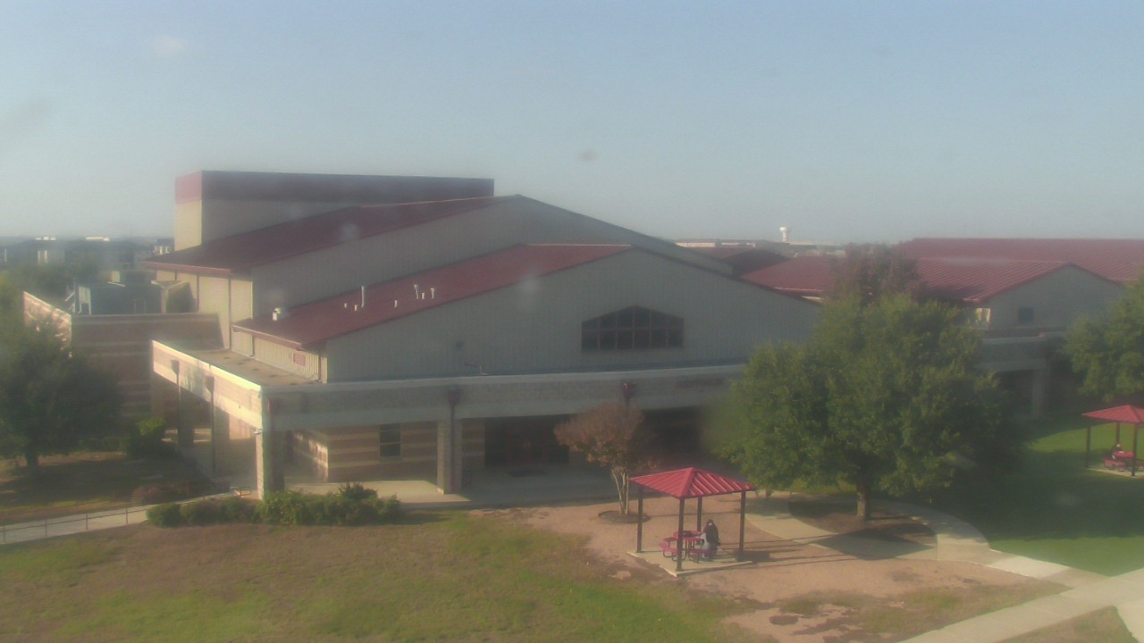 Thumbnail for current weather camera view from Manor HS in Manor, Texas
