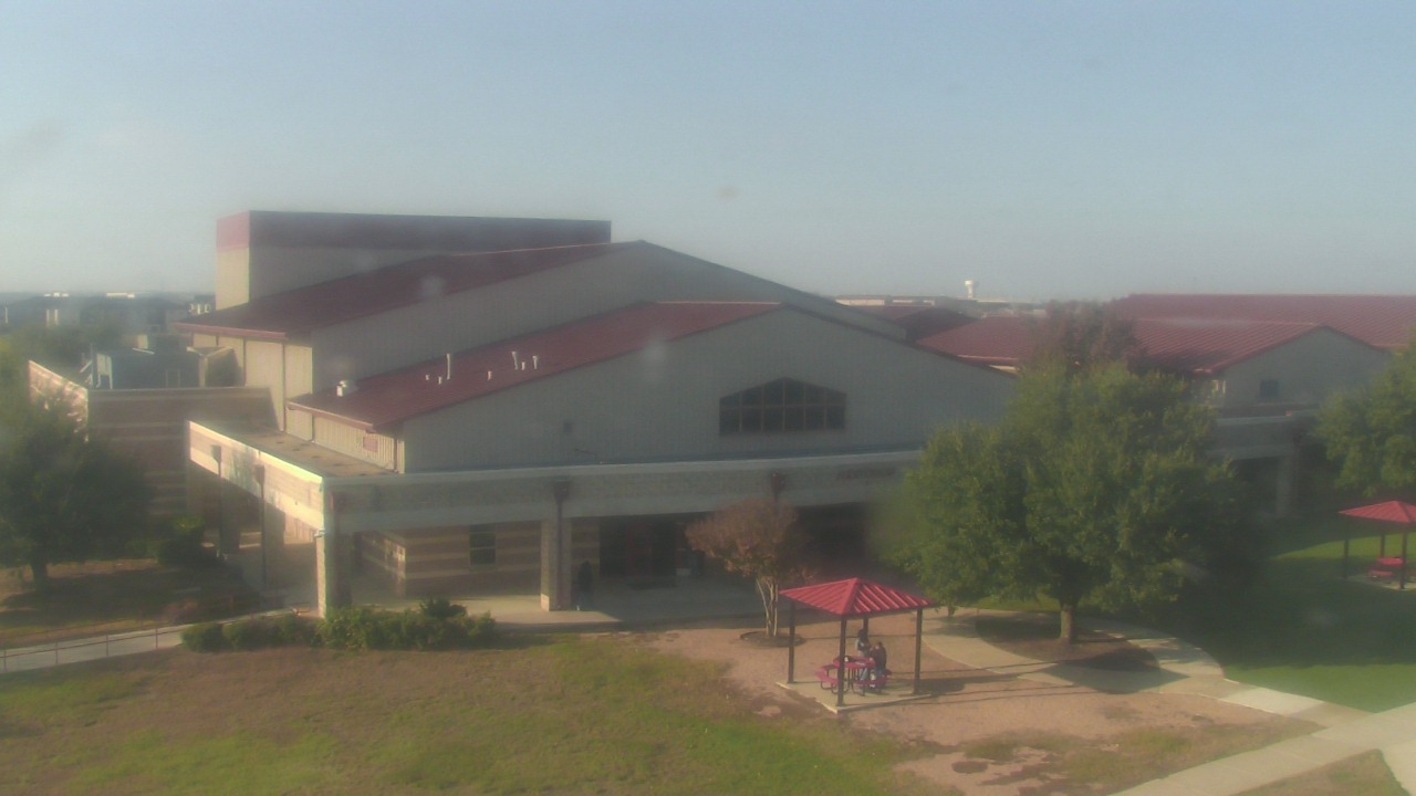 Thumbnail for current weather camera view from Manor HS in Manor, Texas