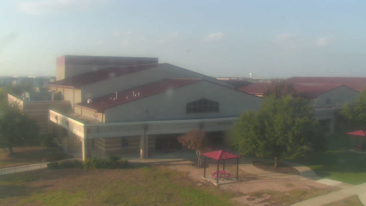Thumbnail for current weather camera view from Manor HS in Manor, Texas