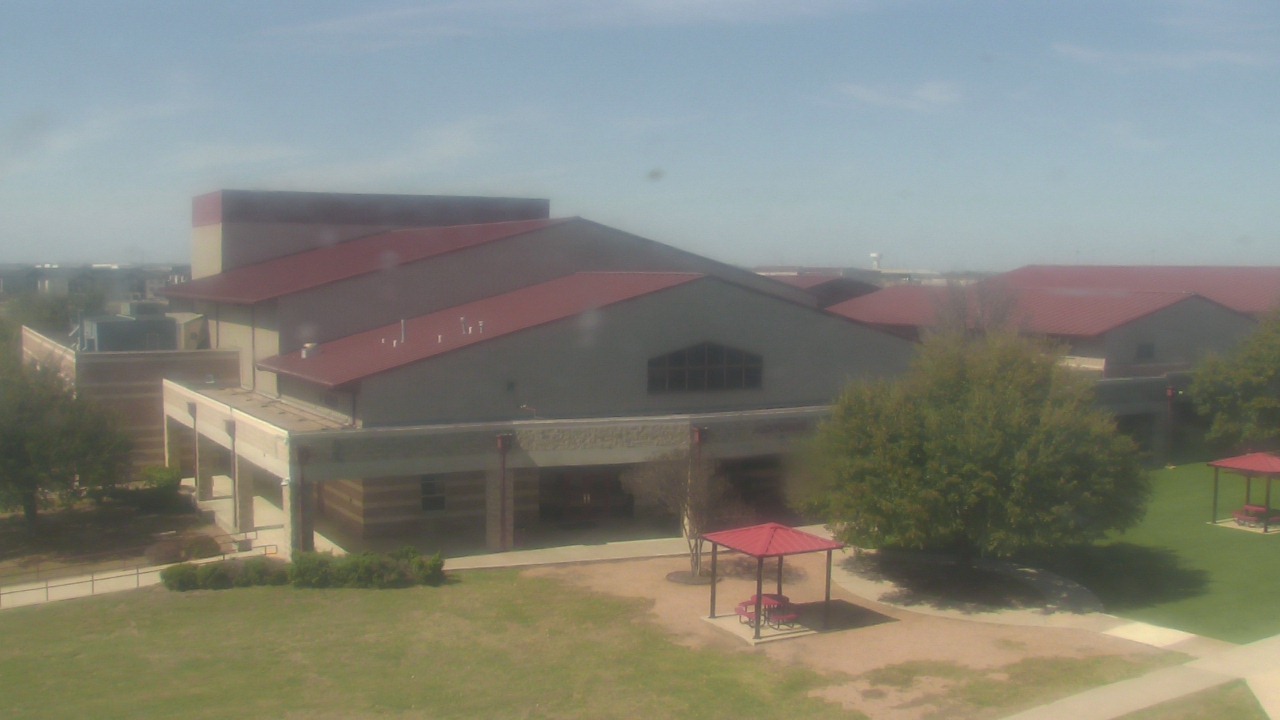 Thumbnail for current weather camera view from Manor HS in Manor, Texas