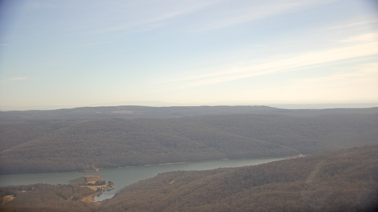 Thumbnail for current weather camera view from Cartwright Mountain in Mountainburg, Arkansas