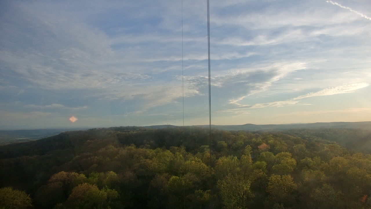 Thumbnail for current weather camera view from Cartwright Mountain in Mountainburg, Arkansas