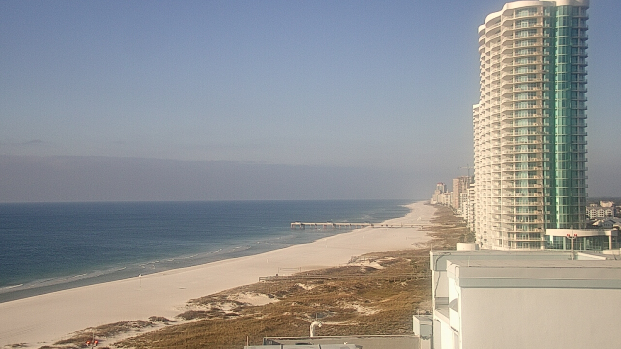 Thumbnail for current weather camera view from Island House Hotel in Orange Beach, Alabama