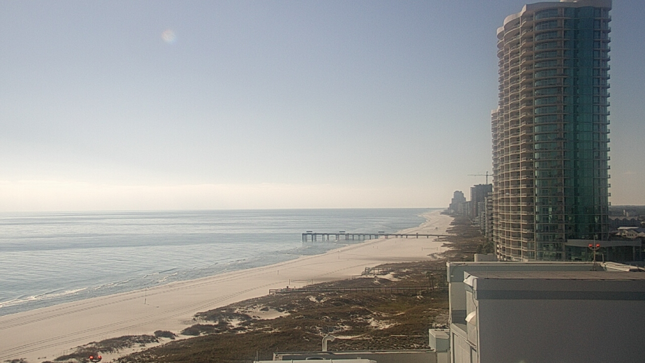 Thumbnail for current weather camera view from Island House Hotel in Orange Beach, Alabama