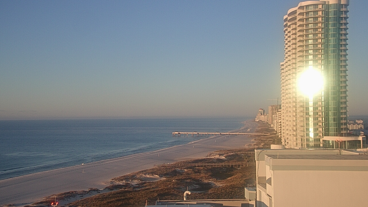 Thumbnail for current weather camera view from Island House Hotel in Orange Beach, Alabama