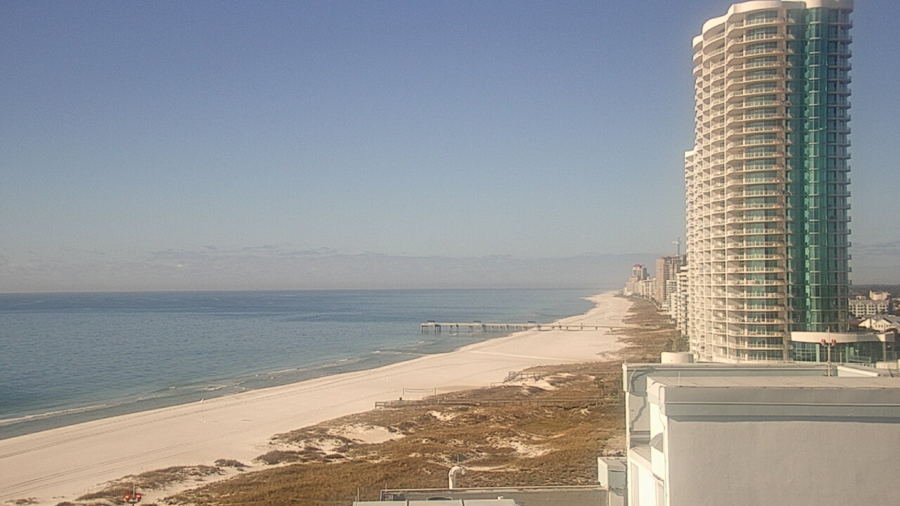 Thumbnail for current weather camera view from Island House Hotel in Orange Beach, Alabama