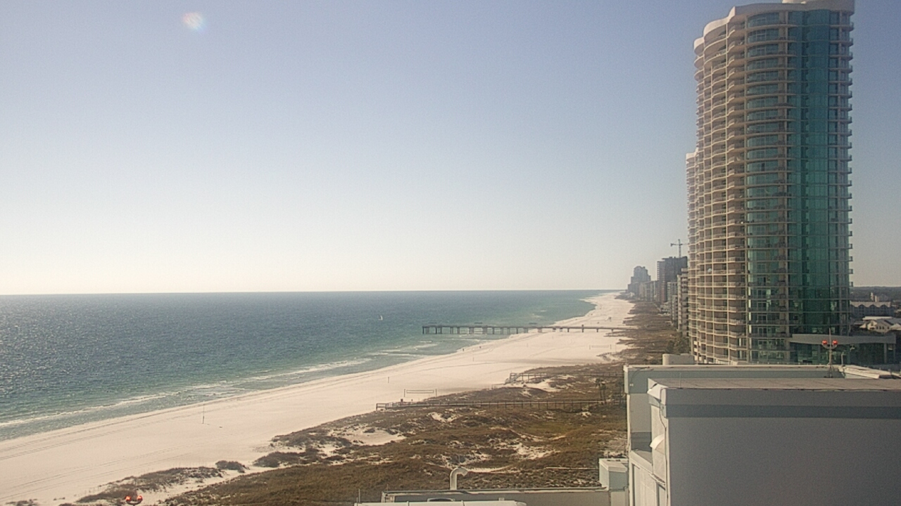 Thumbnail for current weather camera view from Island House Hotel in Orange Beach, Alabama