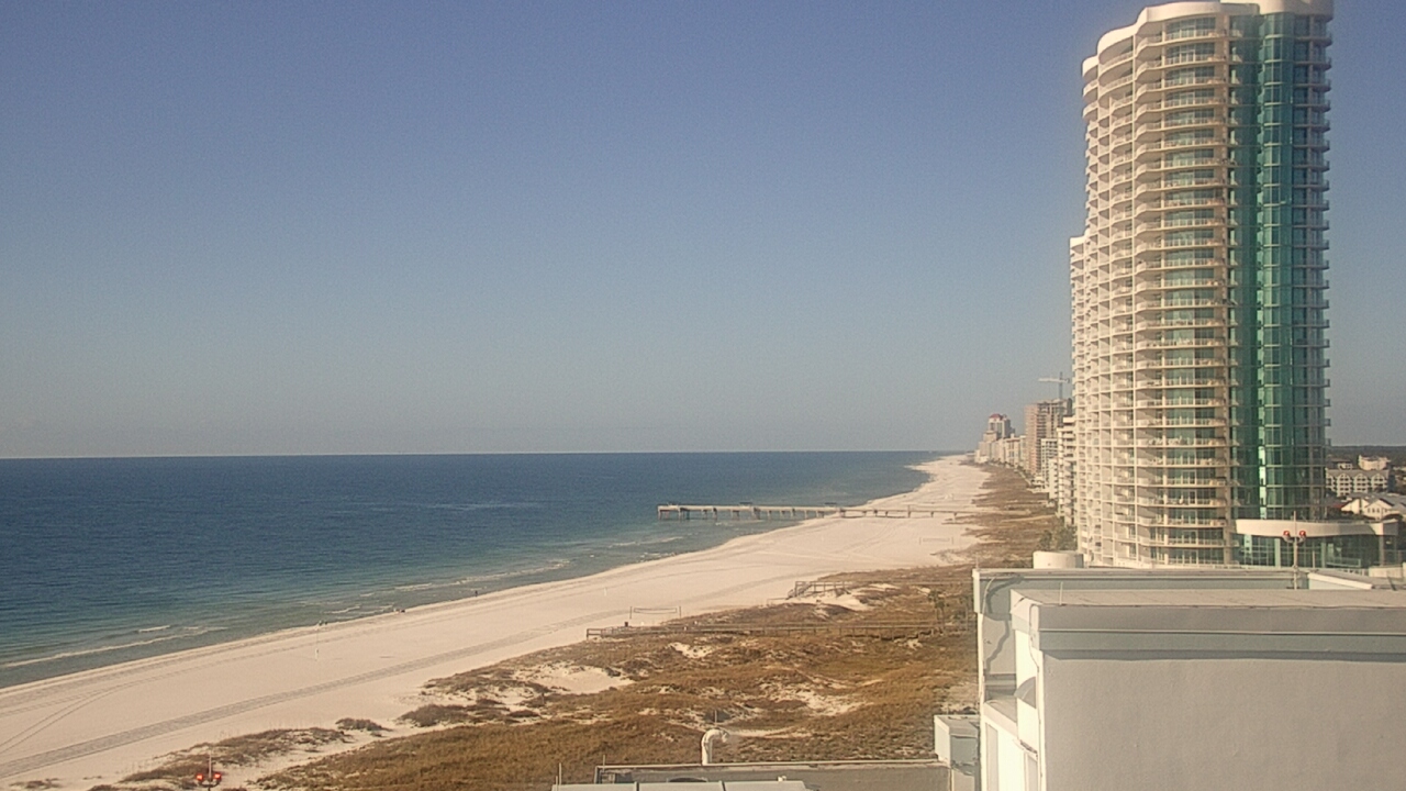 Thumbnail for current weather camera view from Island House Hotel in Orange Beach, Alabama