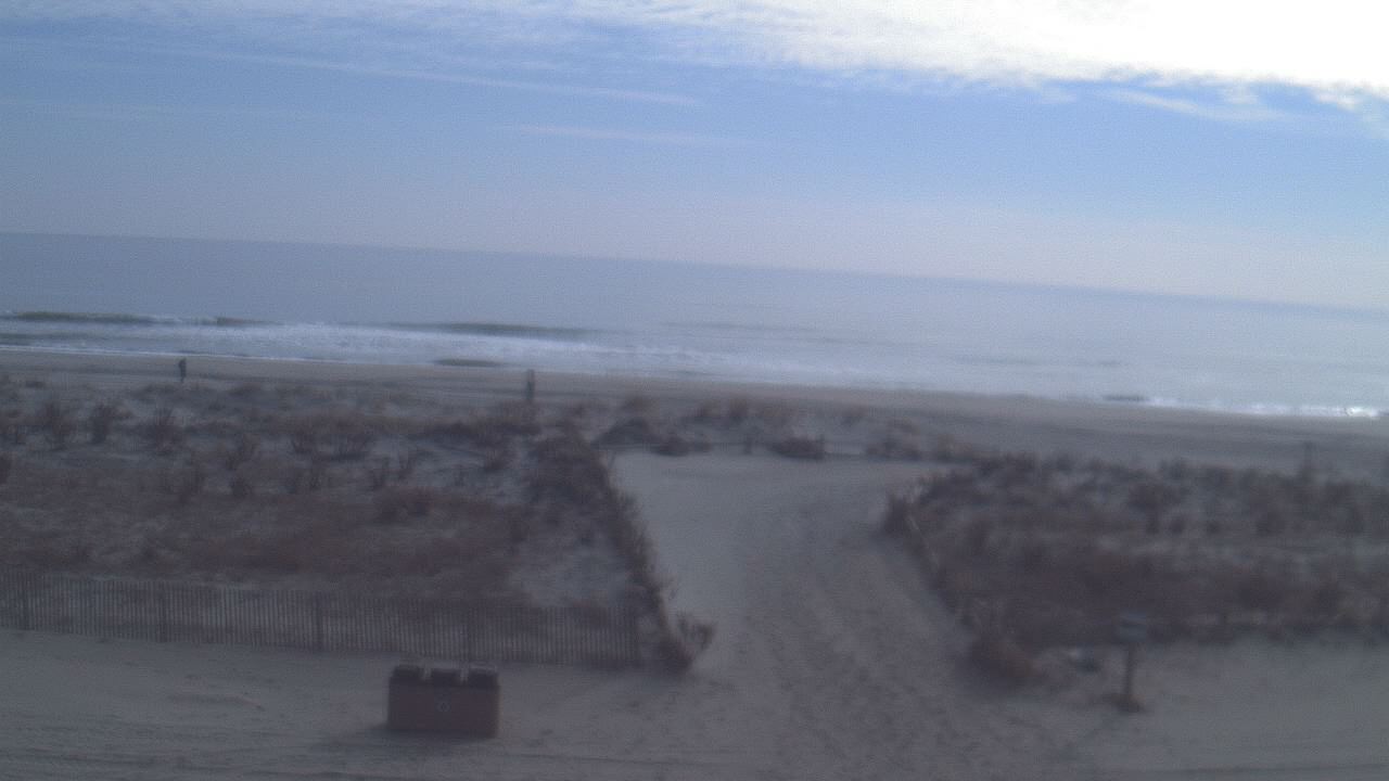 Thumbnail for current weather camera view from Beach Patrol HQ in Margate City, New Jersey