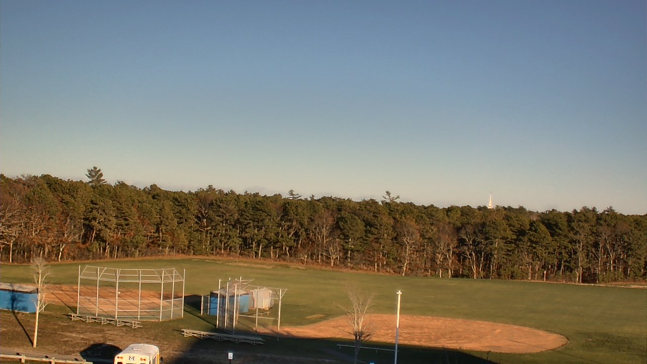 Thumbnail for current weather camera view from Mashpee HS in Mashpee, Massachusetts