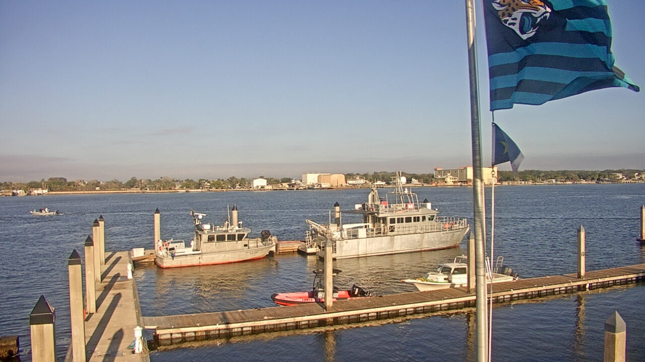 Thumbnail for current weather camera view from Morning Star Marina in Jacksonville, Florida