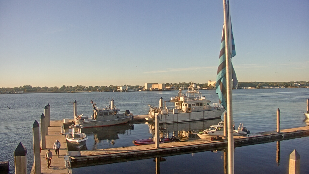 Thumbnail for current weather camera view from Morning Star Marina in Jacksonville, Florida