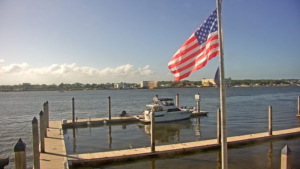 Thumbnail for current weather camera view from Morning Star Marina in Jacksonville, Florida