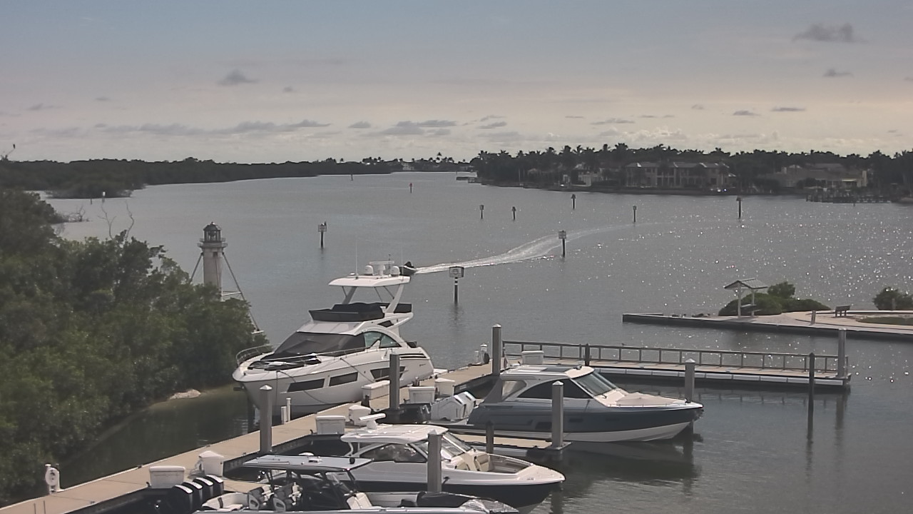 Thumbnail for current weather camera view from Hamilton Harbor Yacht Club in Naples, Florida