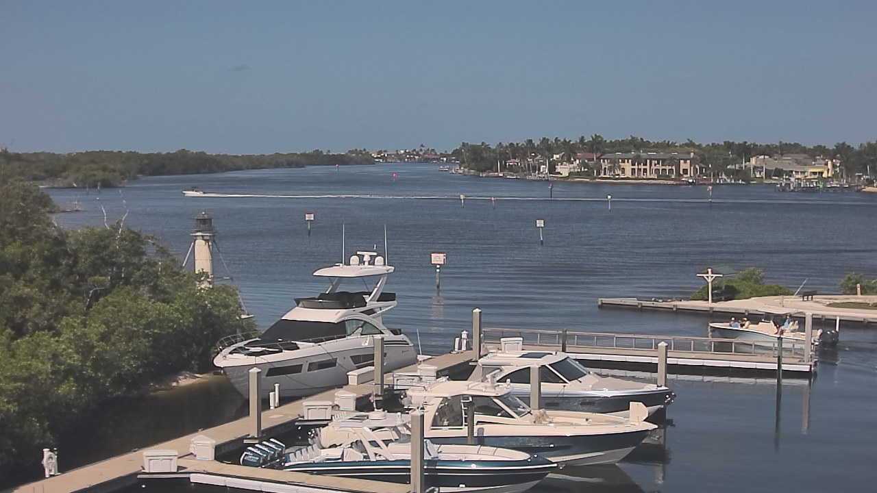 Thumbnail for current weather camera view from Hamilton Harbor Yacht Club in Naples, Florida