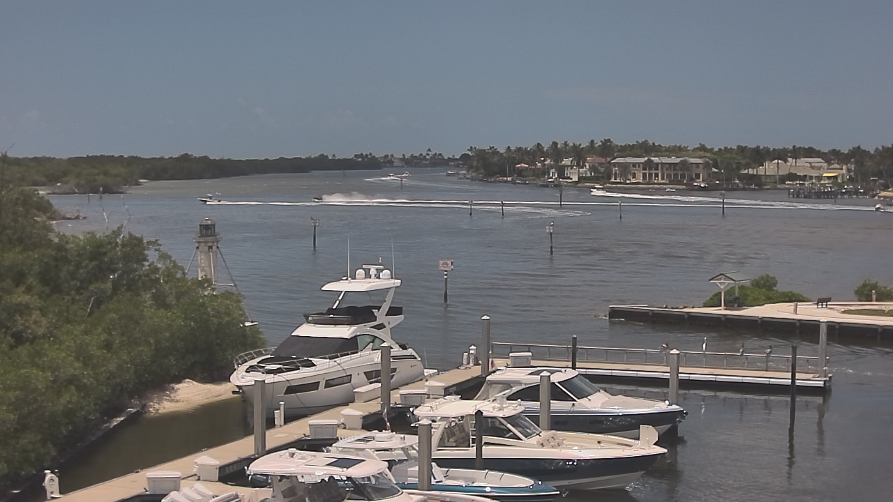 Thumbnail for current weather camera view from Hamilton Harbor Yacht Club in Naples, Florida