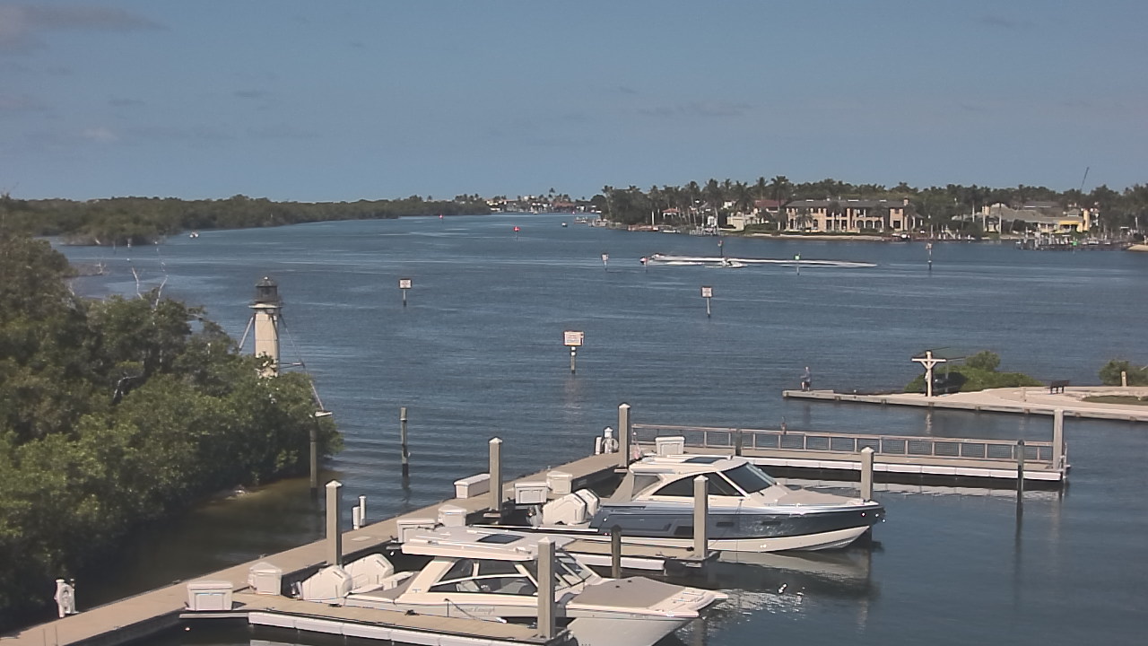 Thumbnail for current weather camera view from Hamilton Harbor Yacht Club in Naples, Florida