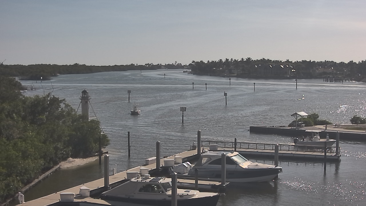 Thumbnail for current weather camera view from Hamilton Harbor Yacht Club in Naples, Florida