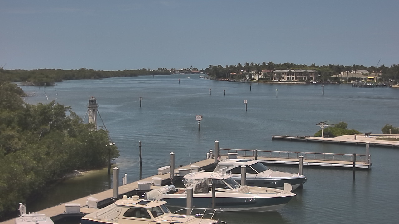 Thumbnail for current weather camera view from Hamilton Harbor Yacht Club in Naples, Florida