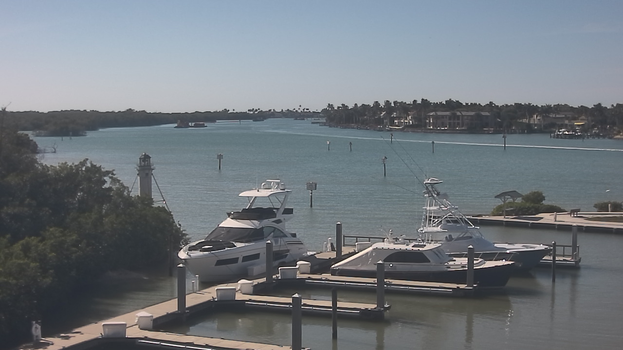 Thumbnail for current weather camera view from Hamilton Harbor Yacht Club in Naples, Florida