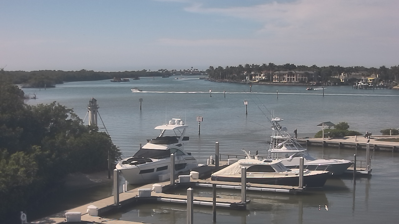 Thumbnail for current weather camera view from Hamilton Harbor Yacht Club in Naples, Florida
