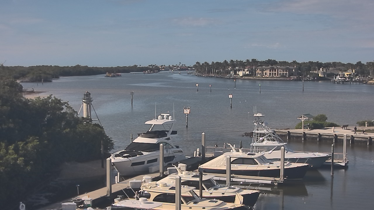 Thumbnail for current weather camera view from Hamilton Harbor Yacht Club in Naples, Florida