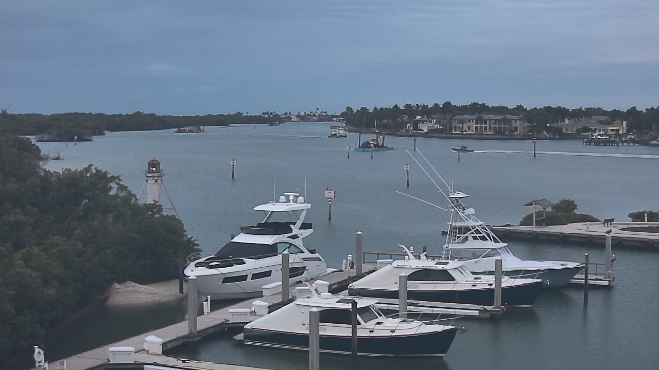 Thumbnail for current weather camera view from Hamilton Harbor Yacht Club in Naples, Florida