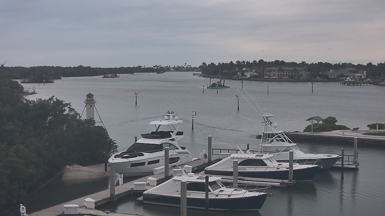 Thumbnail for current weather camera view from Hamilton Harbor Yacht Club in Naples, Florida