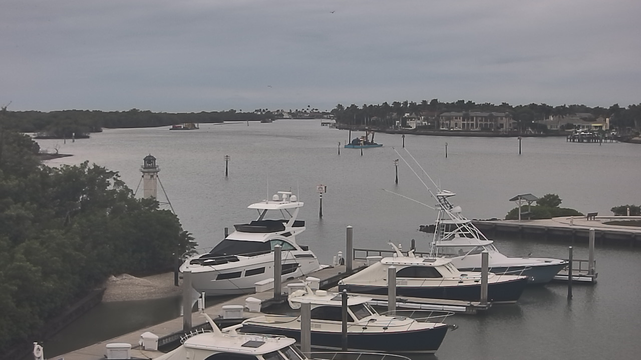 Thumbnail for current weather camera view from Hamilton Harbor Yacht Club in Naples, Florida