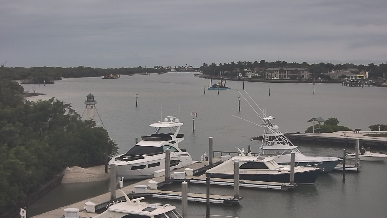 Thumbnail for current weather camera view from Hamilton Harbor Yacht Club in Naples, Florida