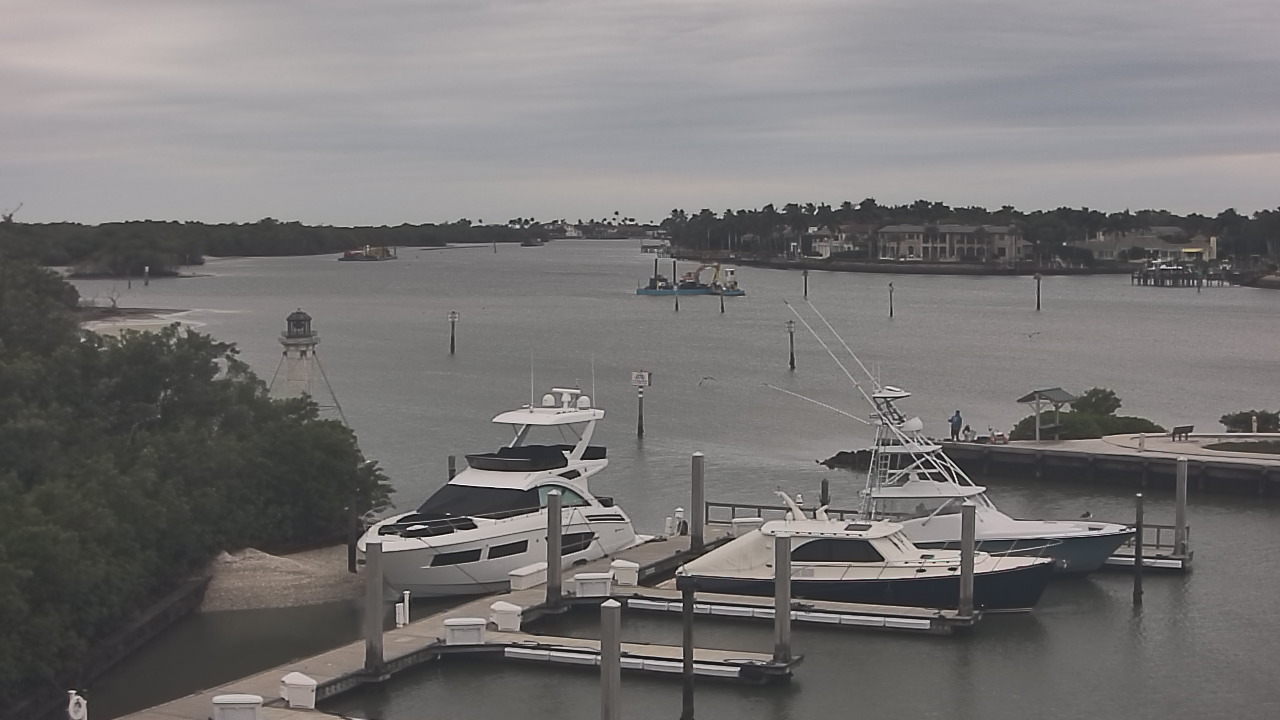 Thumbnail for current weather camera view from Hamilton Harbor Yacht Club in Naples, Florida