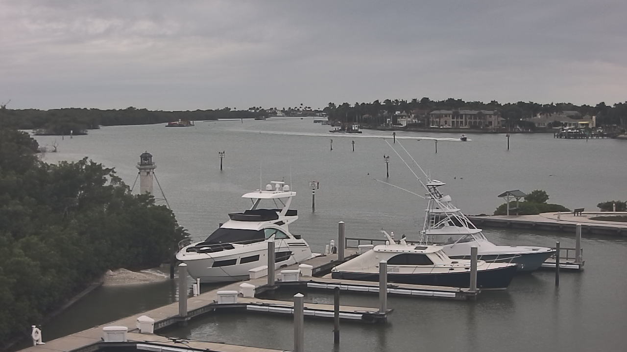 Thumbnail for current weather camera view from Hamilton Harbor Yacht Club in Naples, Florida