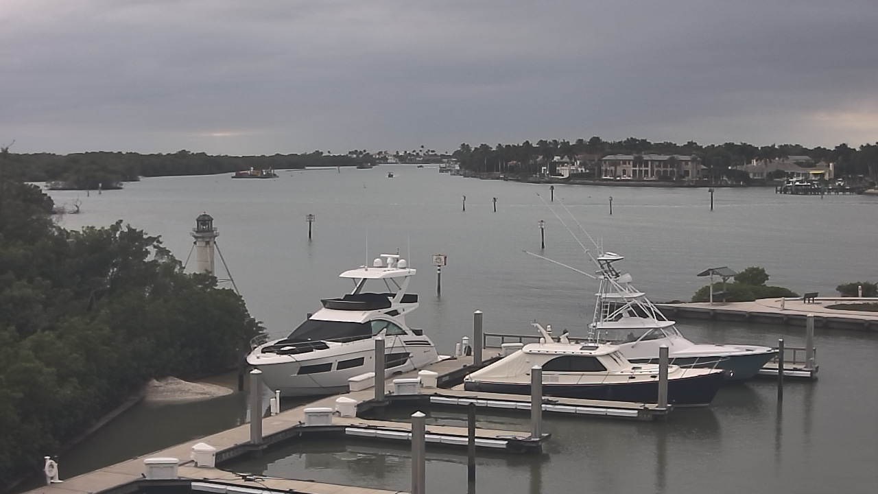 Thumbnail for current weather camera view from Hamilton Harbor Yacht Club in Naples, Florida