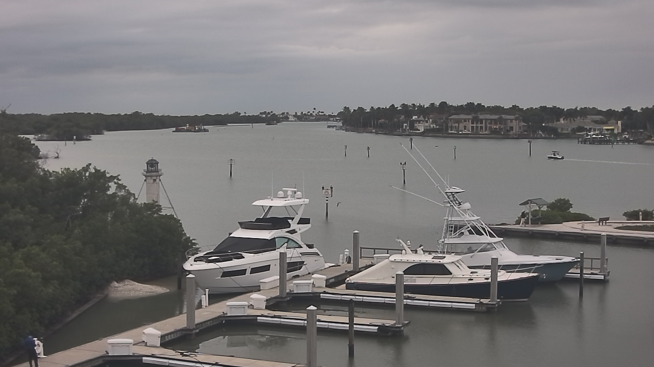 Thumbnail for current weather camera view from Hamilton Harbor Yacht Club in Naples, Florida