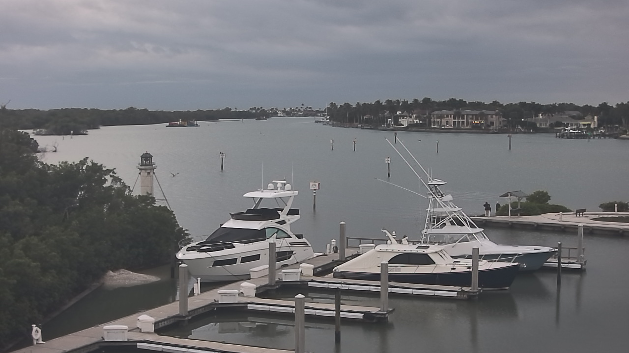 Thumbnail for current weather camera view from Hamilton Harbor Yacht Club in Naples, Florida