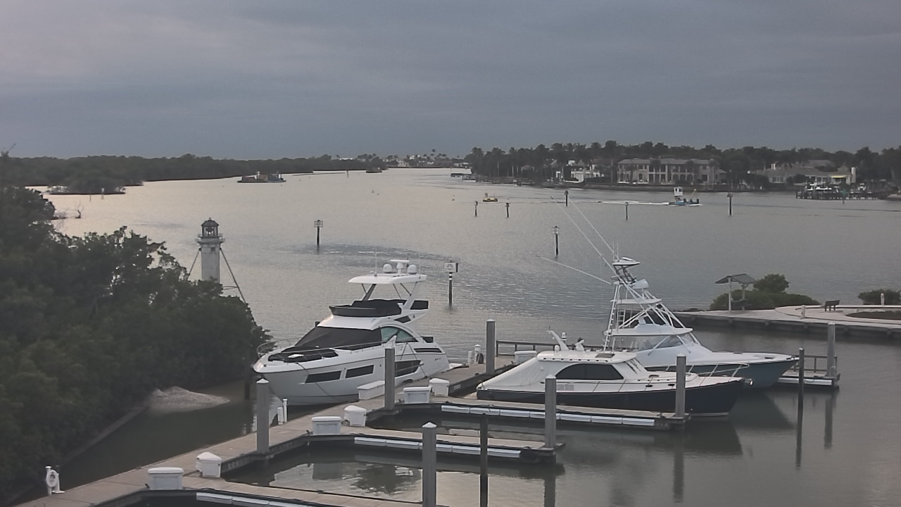 Thumbnail for current weather camera view from Hamilton Harbor Yacht Club in Naples, Florida