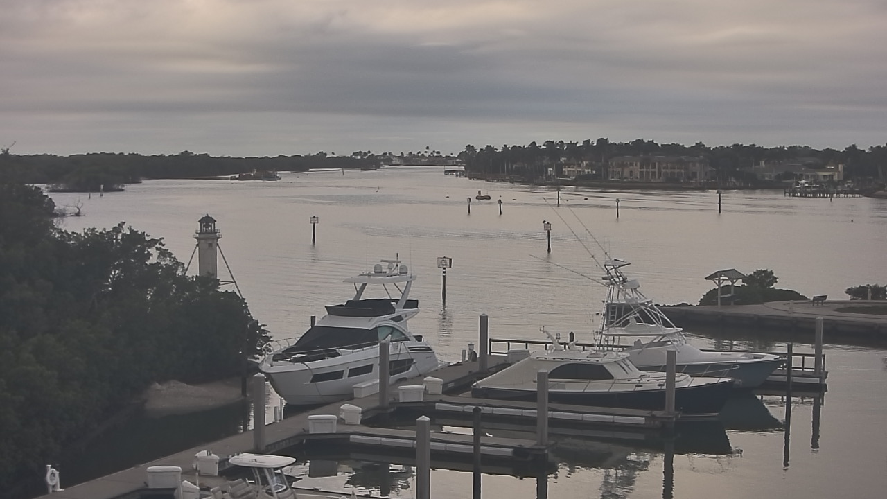 Thumbnail for current weather camera view from Hamilton Harbor Yacht Club in Naples, Florida